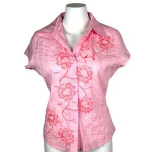 Guess Jeans short sleeve button down shirt…